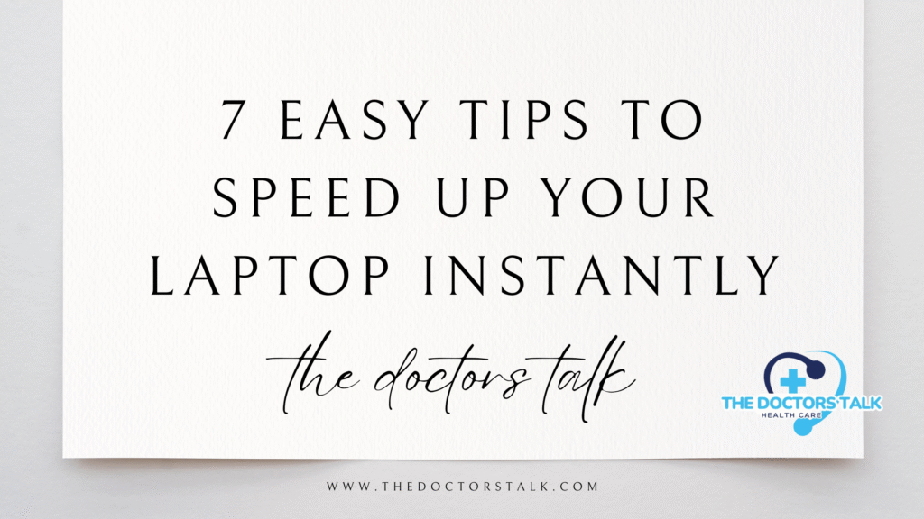 Speed Up Your Laptop